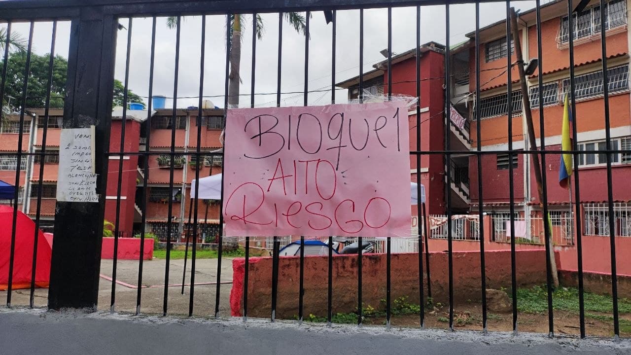 “El miedo es volver sin saber si el edificio se nos viene encima”, vecinos de El Cuartel de Catia