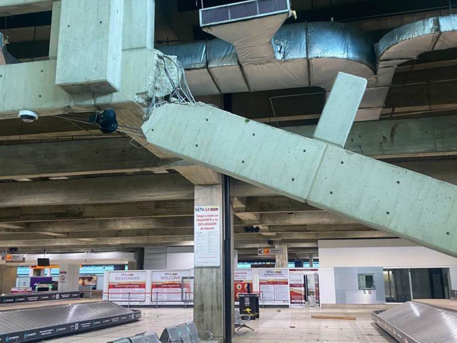 Severos daños en el Aeropuerto de Maiquetía tras los sismos
