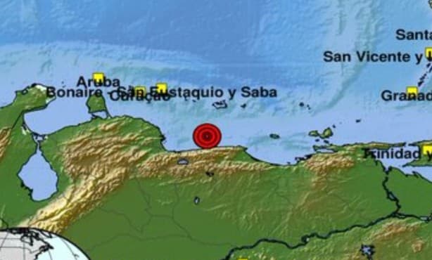 Se registró sismo de 5.1 cerca de la costa de Venezuela este #29Jun