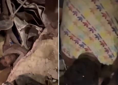 Hallan con vida a una familia tras pasar 12 días bajo los escombros en Tanaguarena (VIDEOS)