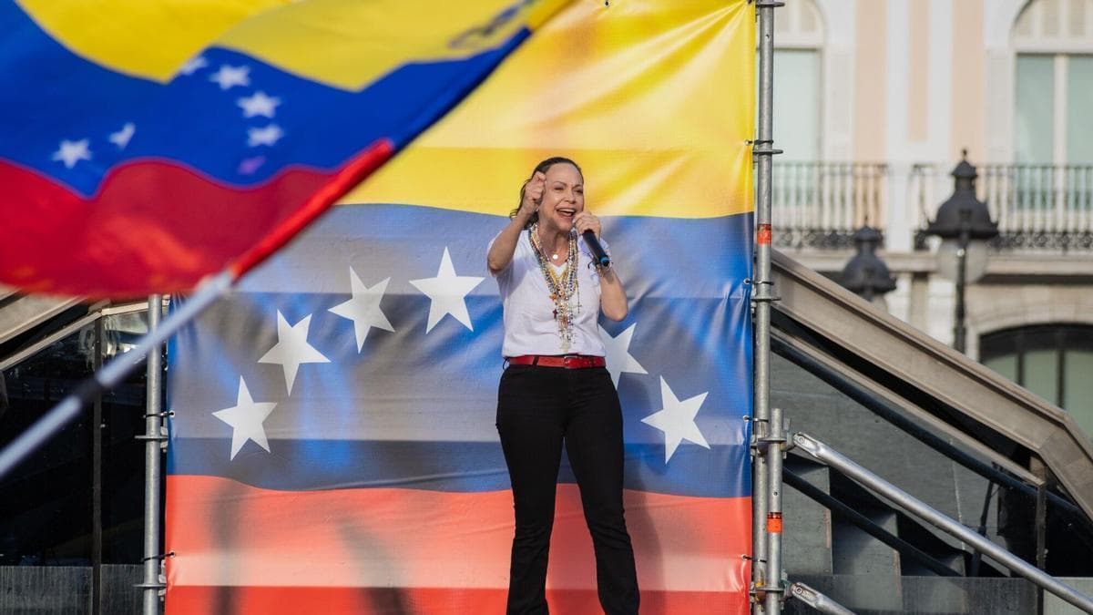 La diáspora venezolana redobla su entrega a María Corina Machado en Madrid: "Es una enviada divina y tenemos que apoyarla"