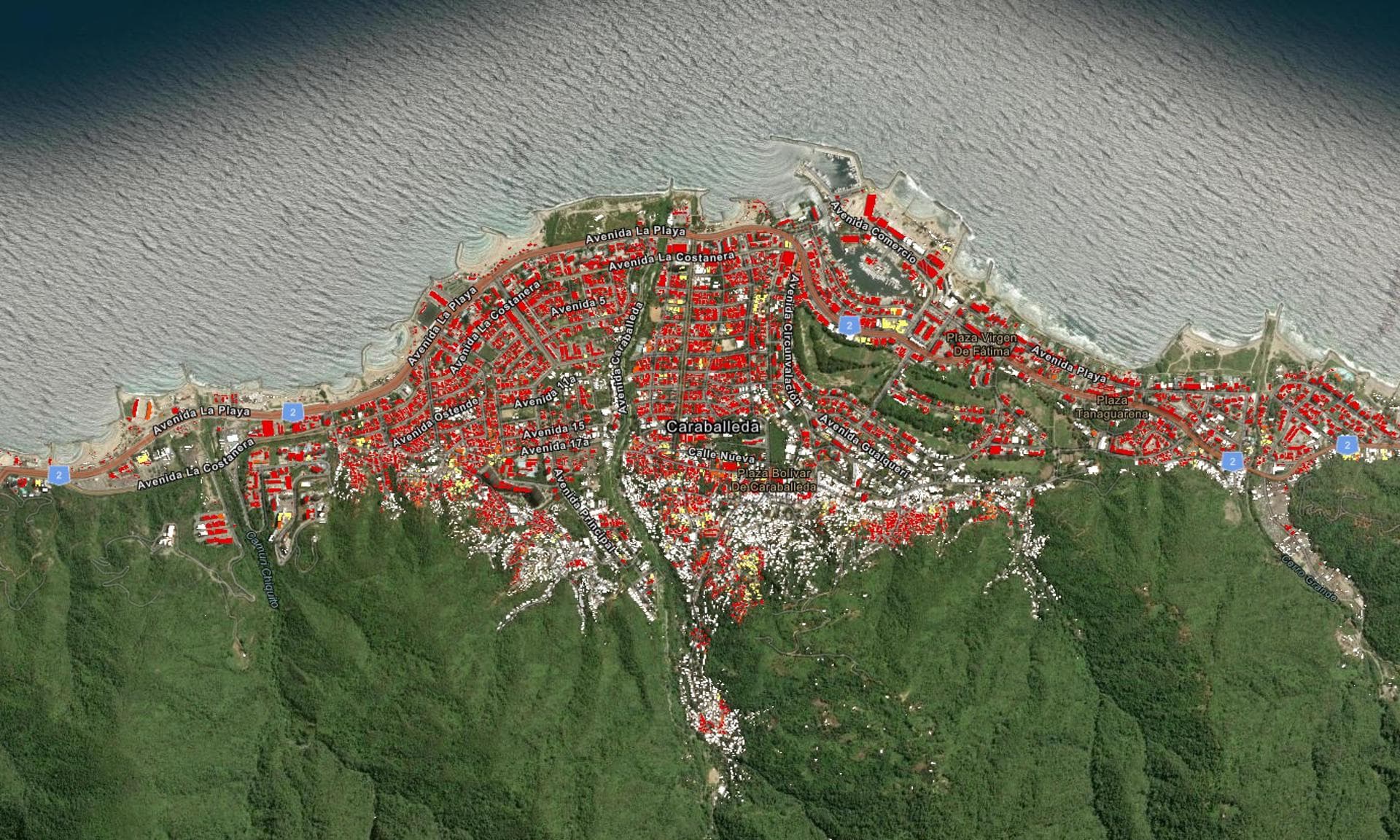 Imágenes satelitales de la Nasa revelan la verdadera dimensión del desastre en Venezuela