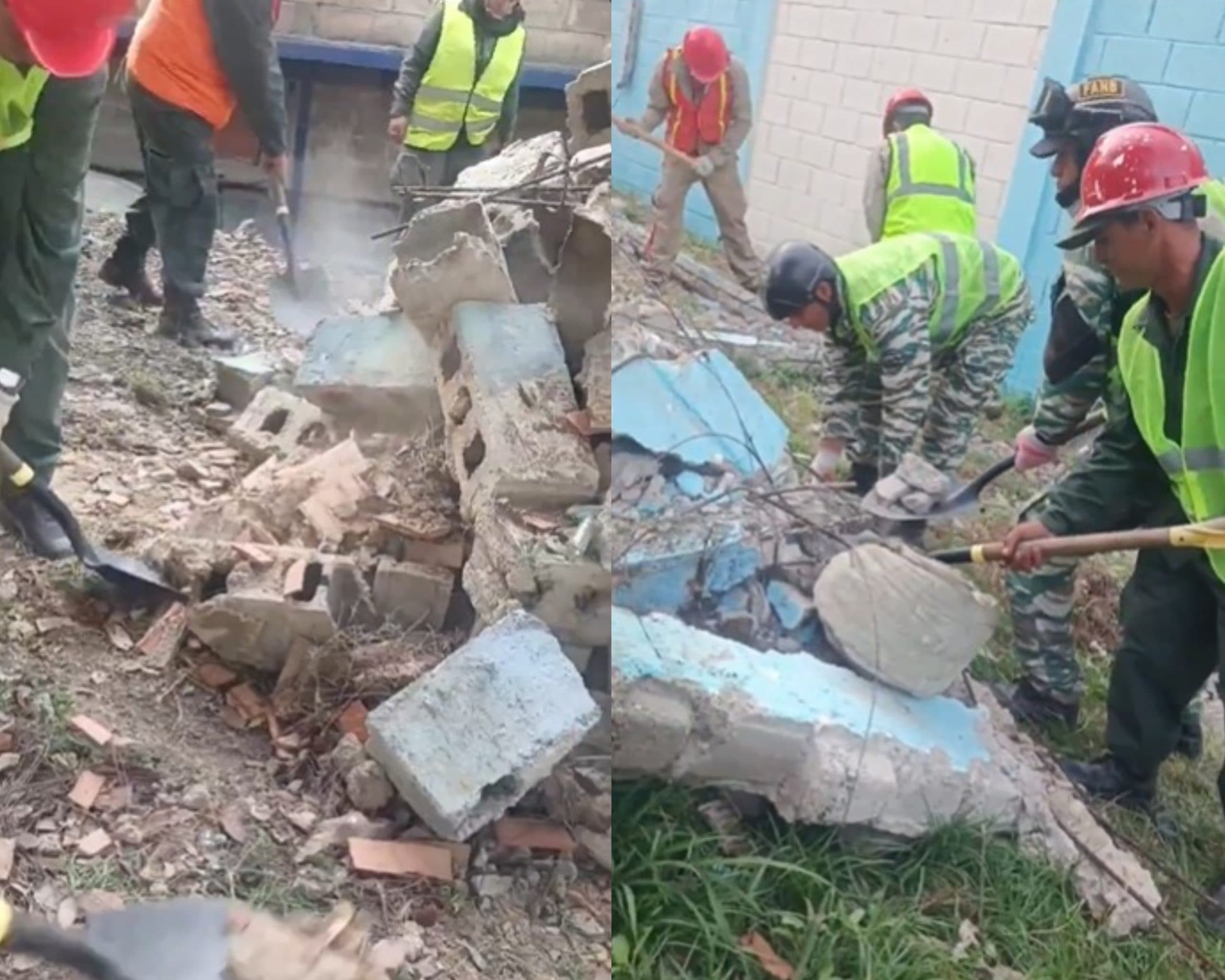 Demasiado tarde: Fanb borró el VIDEO de militares "jugando con tierra" en La Guaira