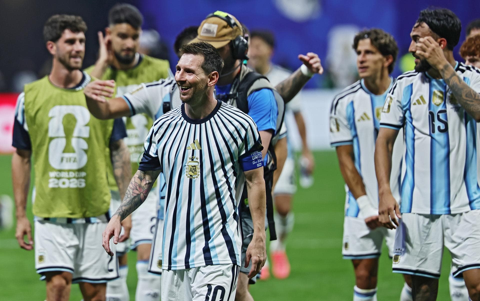 "Me mentiste": el momento entre un periodista venezolano y Messi que se hizo VIRAL (Video)