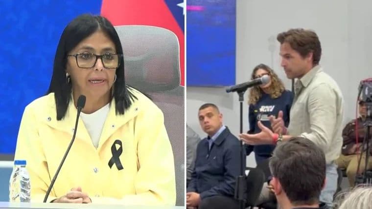 El régimen de Delcy armó una pataleta para intentar desmontar la denuncia del periodista de Telemundo