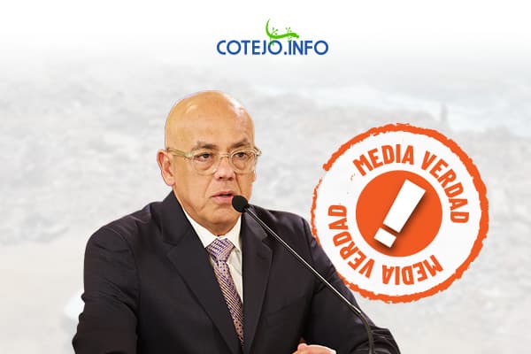 Cotejo.info: “media verdad” el discurso de Jorge Rodríguez sobre gestión de escombros