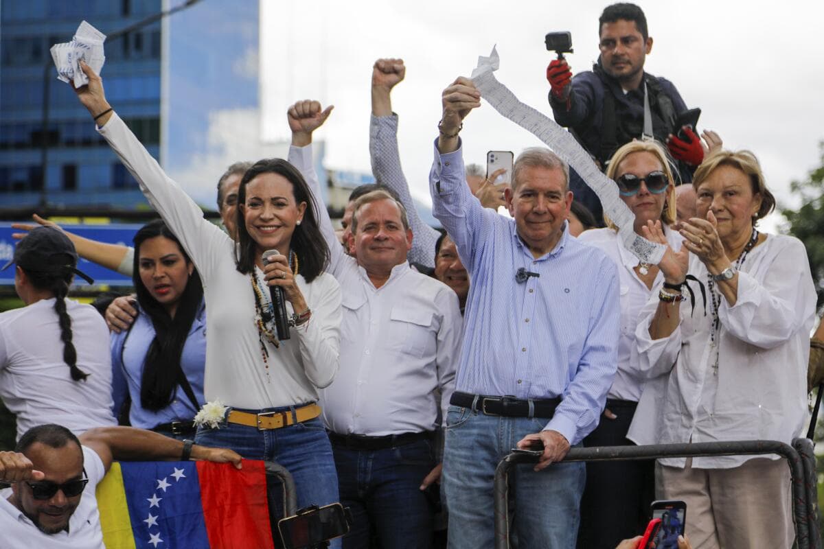 María Corina Machado regresará a Venezuela junto con Edmundo González